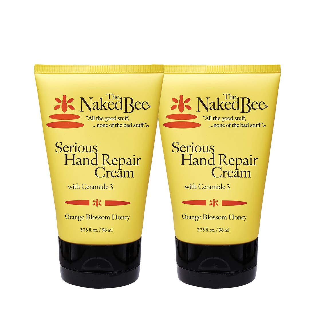 The Naked Bee Orange Blossom Honey with Ceramide 3 – Hand Repair Cream (2-Pack)