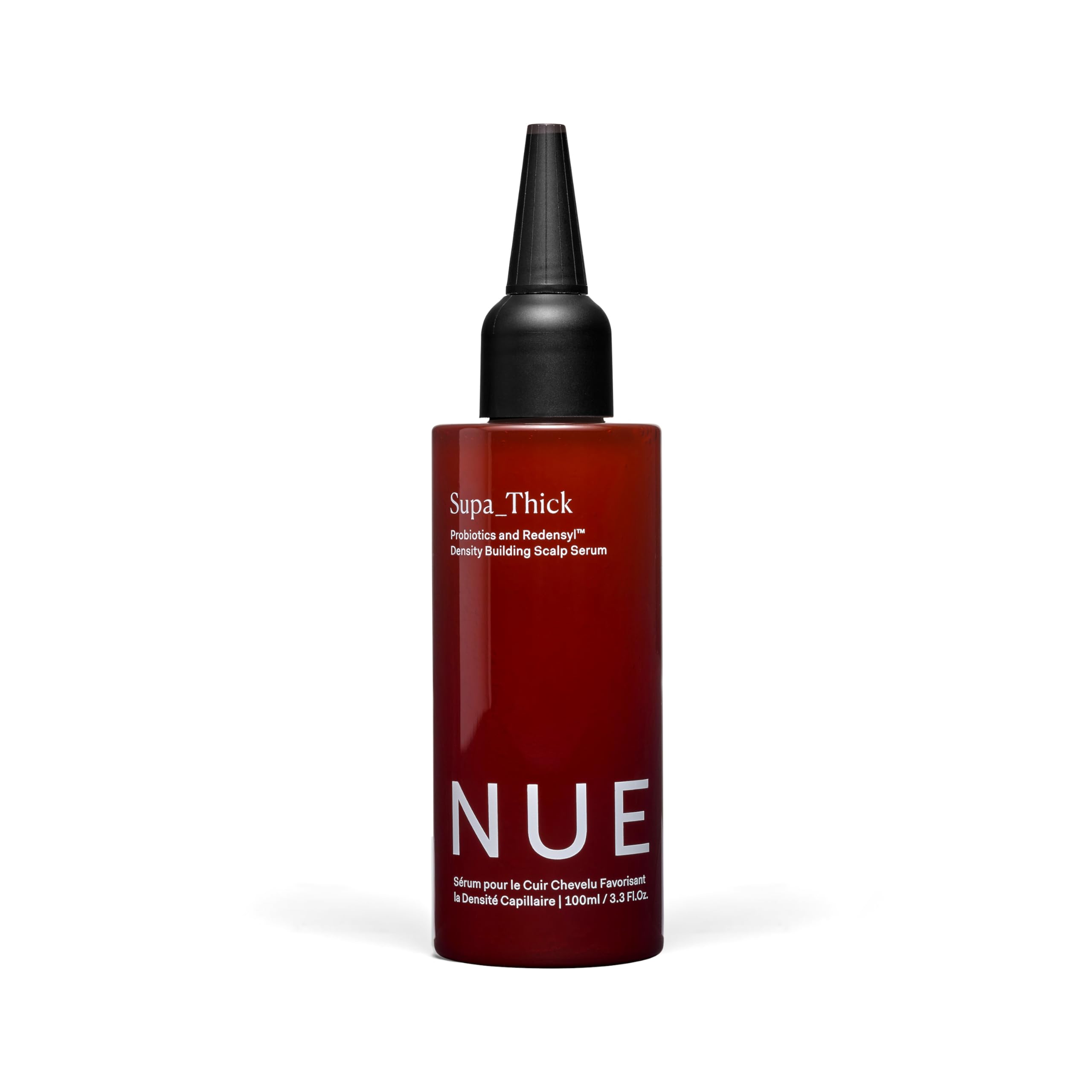 The Nue Co Supa Thick Hair Serum | Lightweight vegan scalp serum for growth & reduced shedding | 4 oz (100 mL)