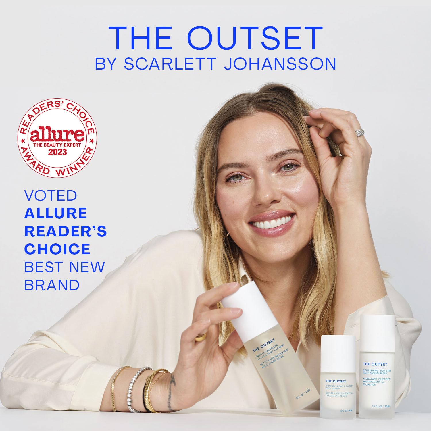 The Outset Vitamin C Eye Cream – Brightening, Hydrating & Gentle (0.5 fl oz)