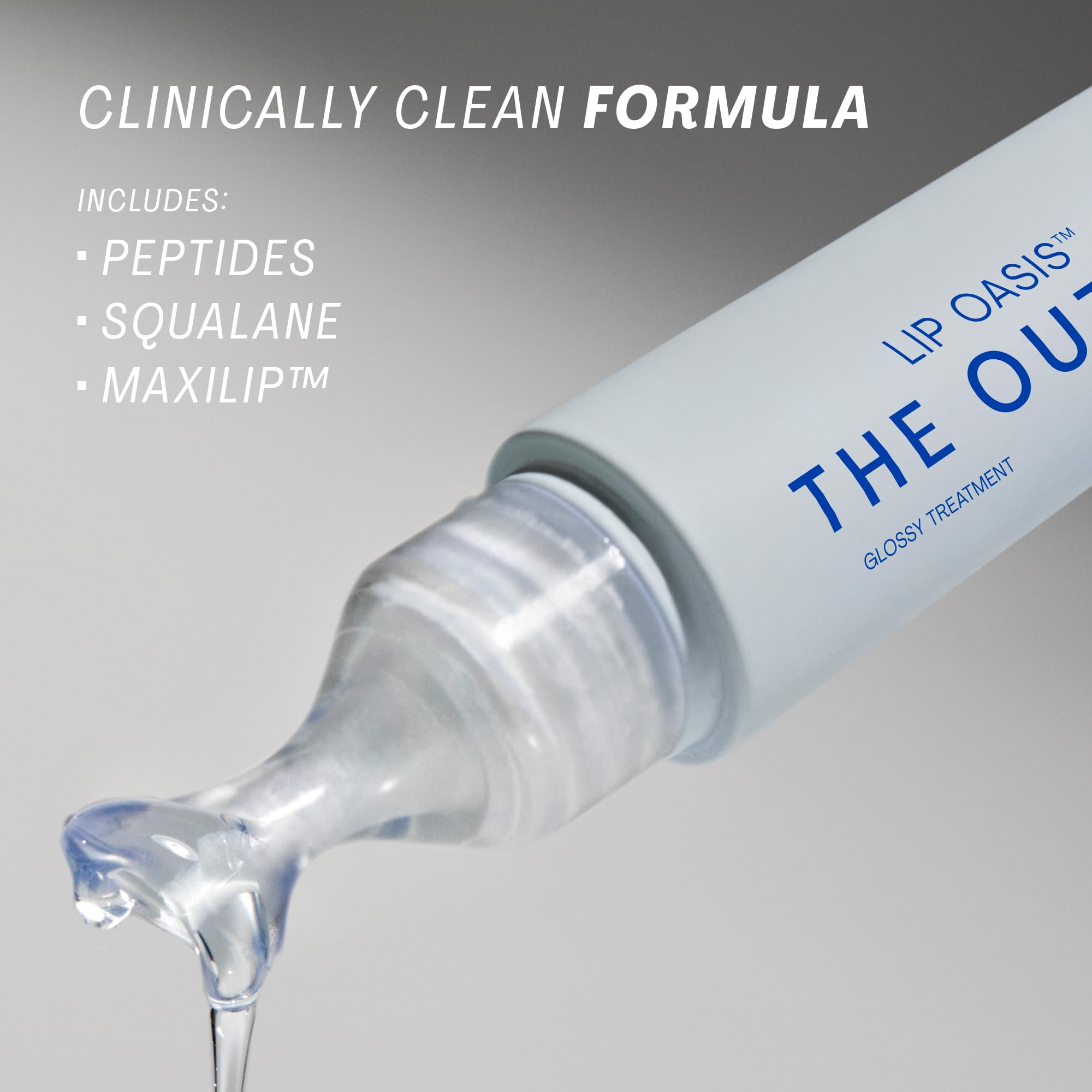 The Outset Lip Oasis Hydrating Lip Balm & Repair Serum | Clean Vegan, Glassy Lip Care