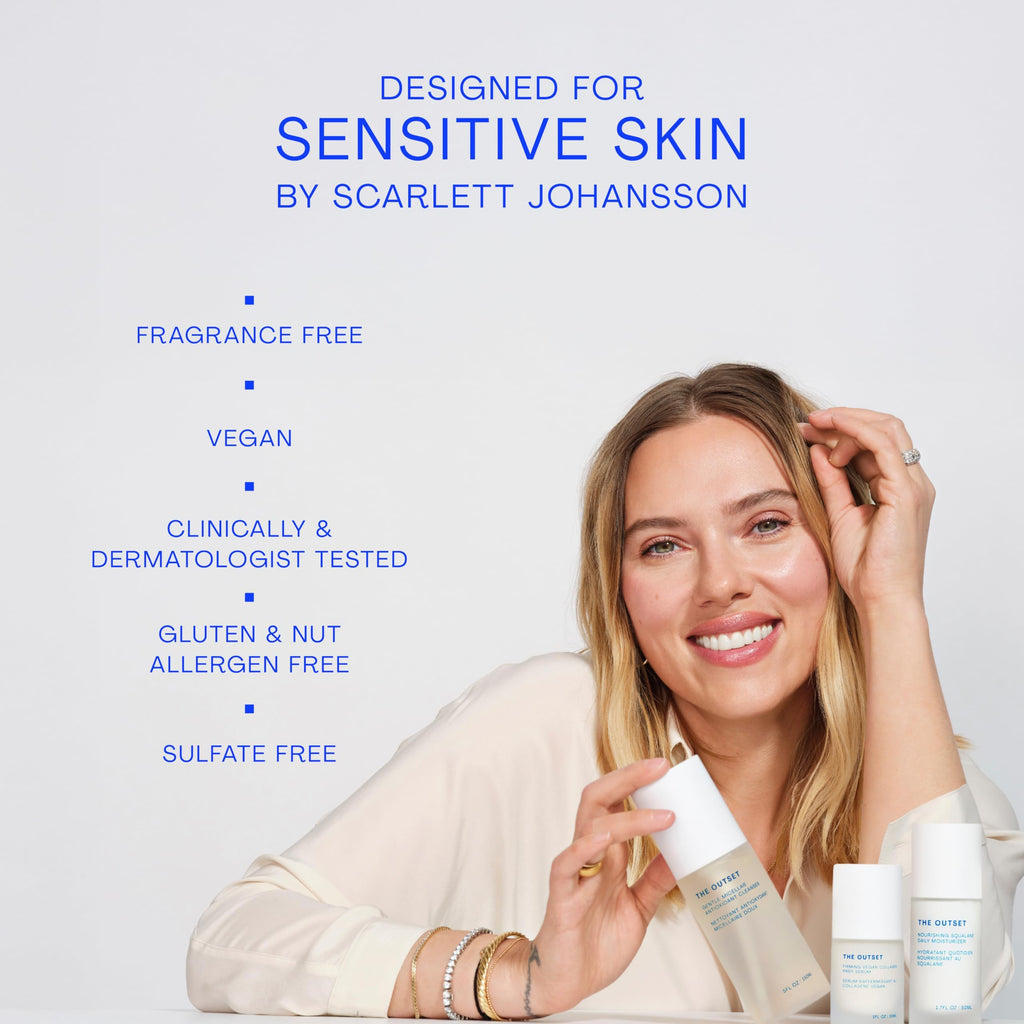The Outset Niacinamide & Bakuchiol Night Cream | Hydrating Fragrance-Free Moisturizer for All Skin Types
