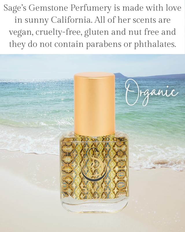 The Sage Lifestyle Onyx Roll-On for Women | Long-Lasting Gourmand Vanilla Amber