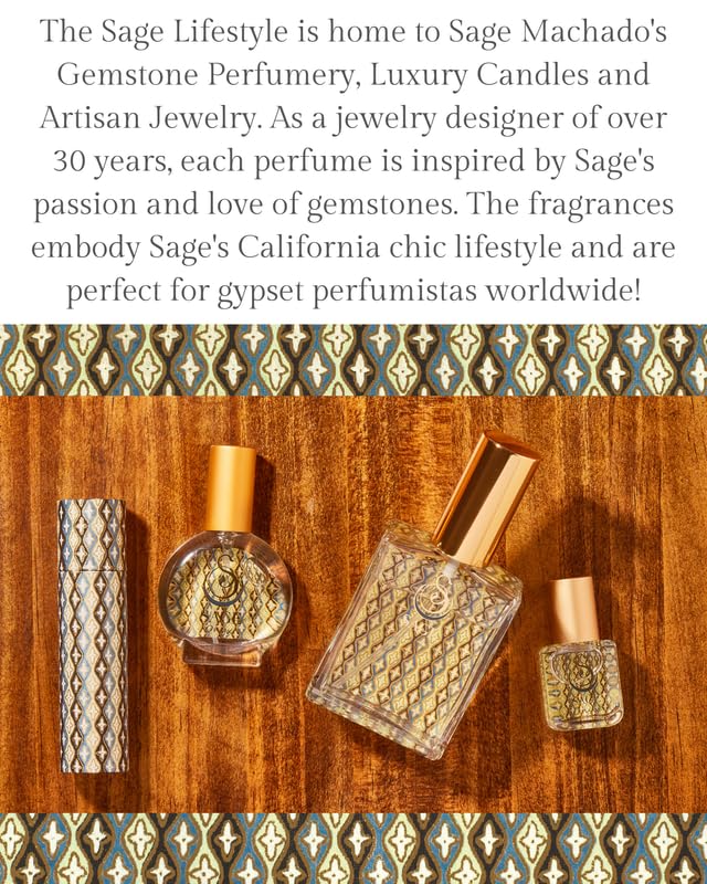 The Sage Lifestyle Onyx Roll-On for Women | Long-Lasting Gourmand Vanilla Amber