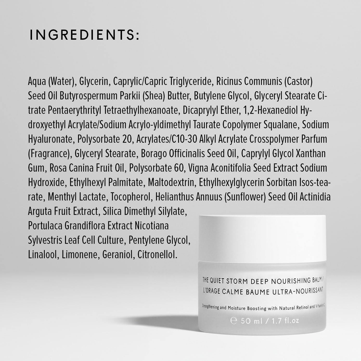 The Untamed Quiet Storm Deep Nourishing Balm – Hydration, Elasticity & Barrier Support for Dry, Mature, or Sensitive Skin