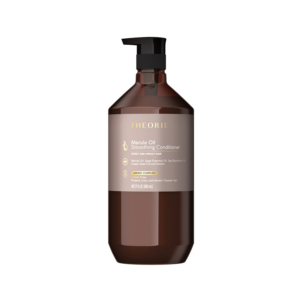 Theorie Marula Oil Hair Smoothing Conditioner – Frizz Control with Marula, Sea Buckthorn & Grape Seed Oils | 800 ml