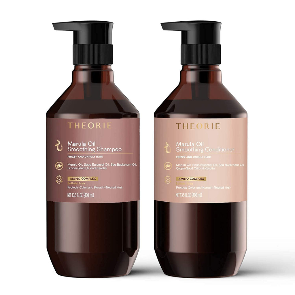 Theorie Marula Oil Hair Smoothing Conditioner – Frizz Control with Marula, Sea Buckthorn & Grape Seed Oils | 800 ml
