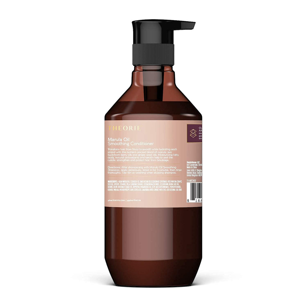 Theorie Marula Oil Hair Smoothing Conditioner – Frizz Control with Marula, Sea Buckthorn & Grape Seed Oils | 800 ml