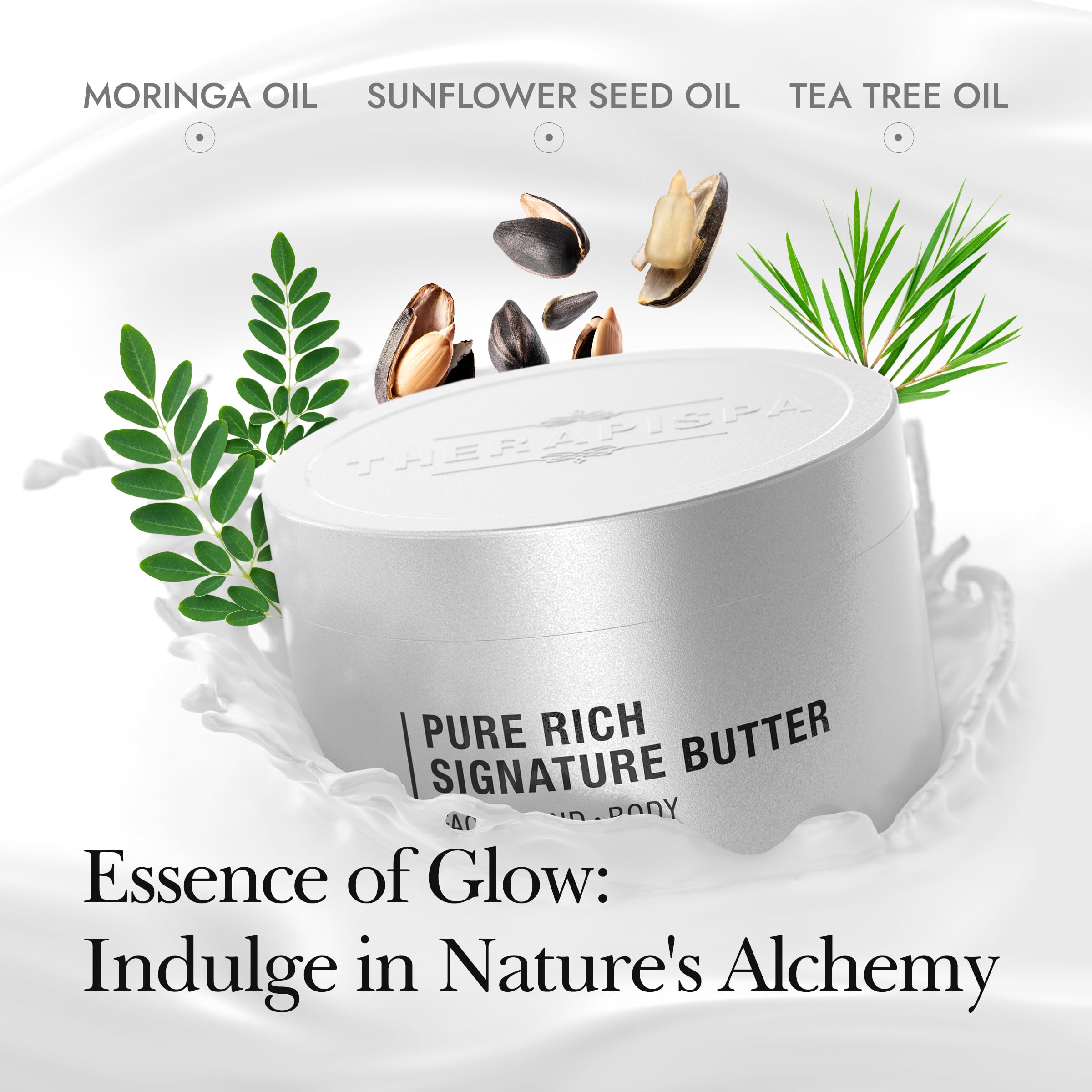 THERAPISPA Moisturizing Body Butter – Rich Shea, Ceramides, Collagen & Vitamin B5 (Gold, 7.0 oz)