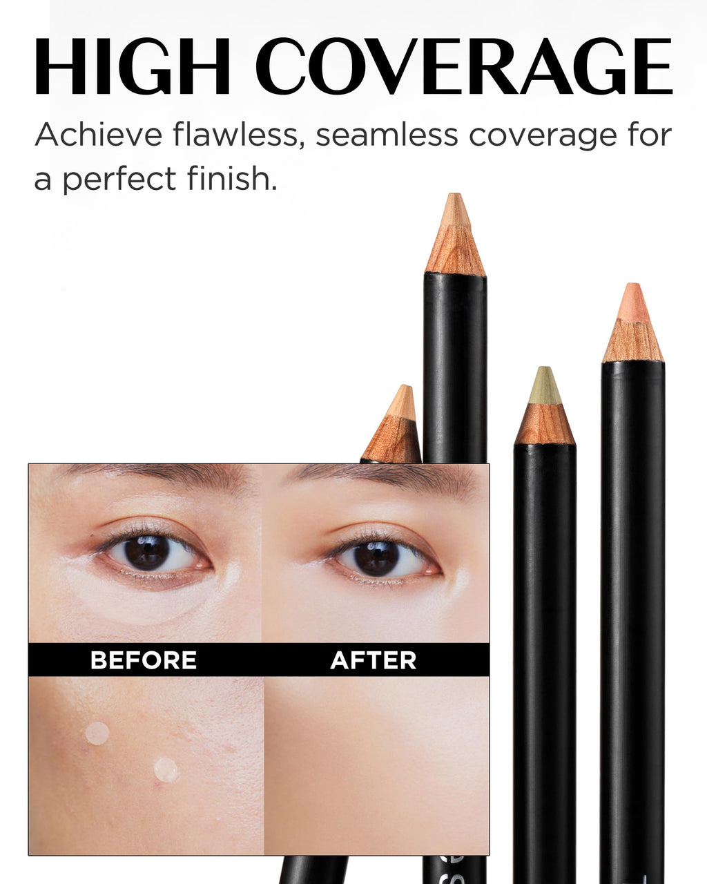 THESAEM Cover Perfection Concealer Pencil with Sharpener | Salmon Beige 1.4g
