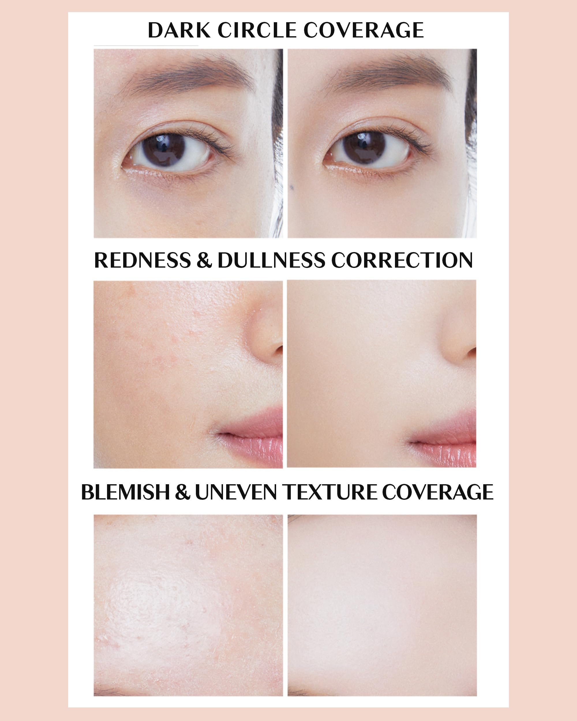 THESAEM Cover Perfection Concealer Palette 01 | 6-Color Multi Concealer for Medium Skin 20-23