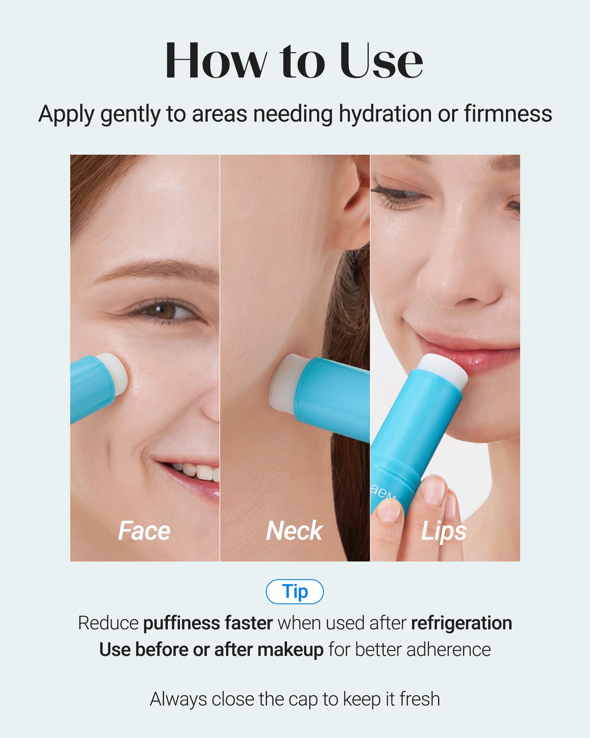 THESAEM Iceland Hydrating Eye Stick – Cooling Under-Eye Balm for Dark Circles, Puffiness & Wrinkles | 0.38 oz 2 Pack