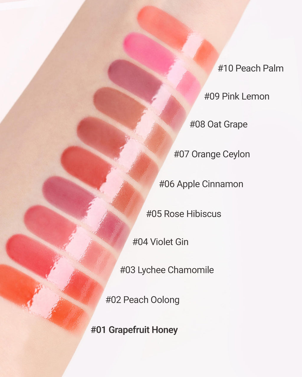 THESAEM Saemmy's Ade Shot Tint - Water Gel Lip Stain with Plump Gloss Finish (01 Grapefruit Honey)