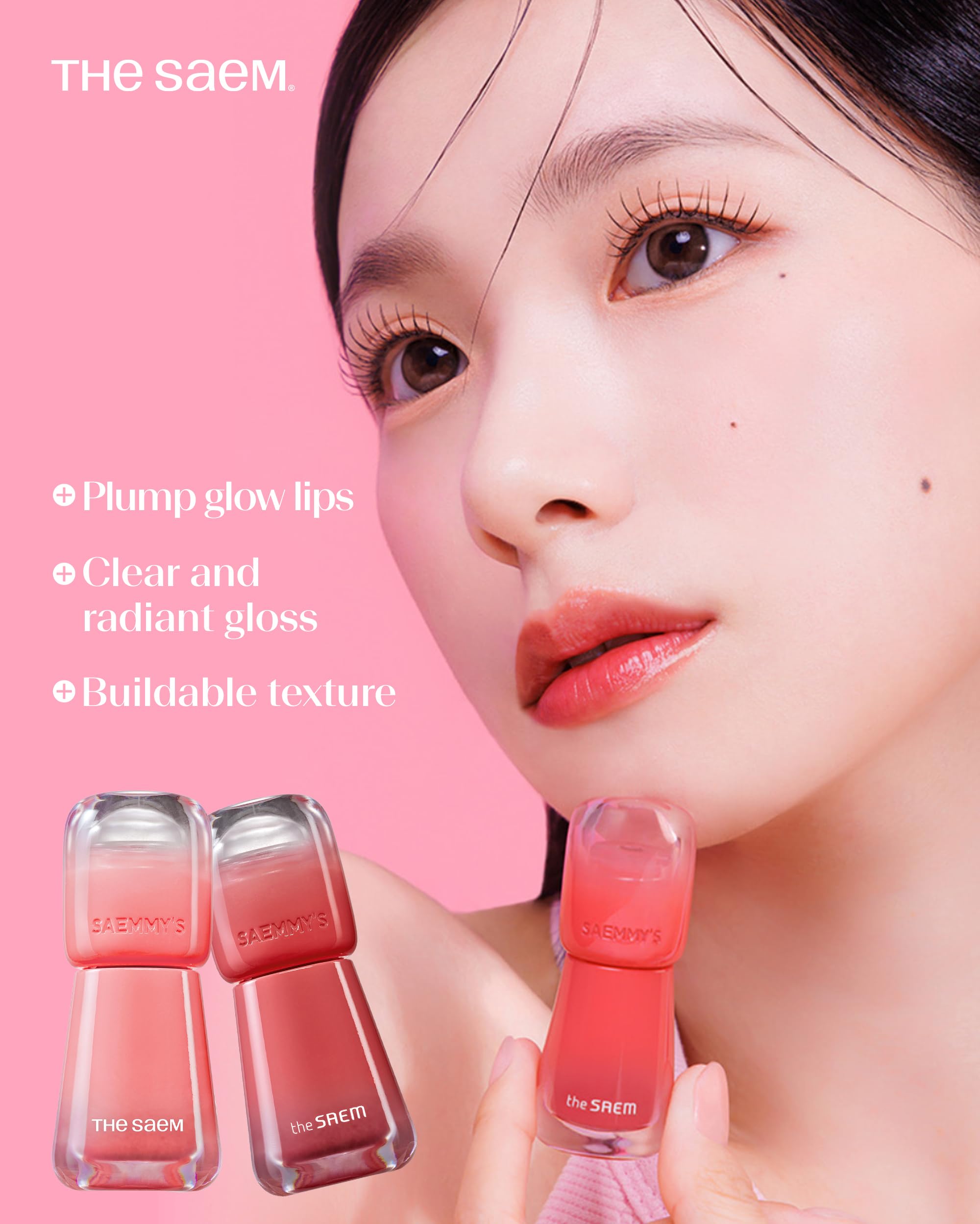 THESAEM Saemmy's Ade Shot Tint 04 Violet Gin Purple – Water Gel Lip Tint with Plump Glow