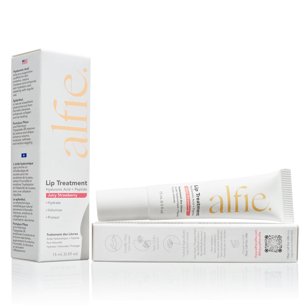 They Call Her Alfie Hyaluronic Lip Booster – Strawberry Flavor (15ml) | Lip Plumper & Moisturizer