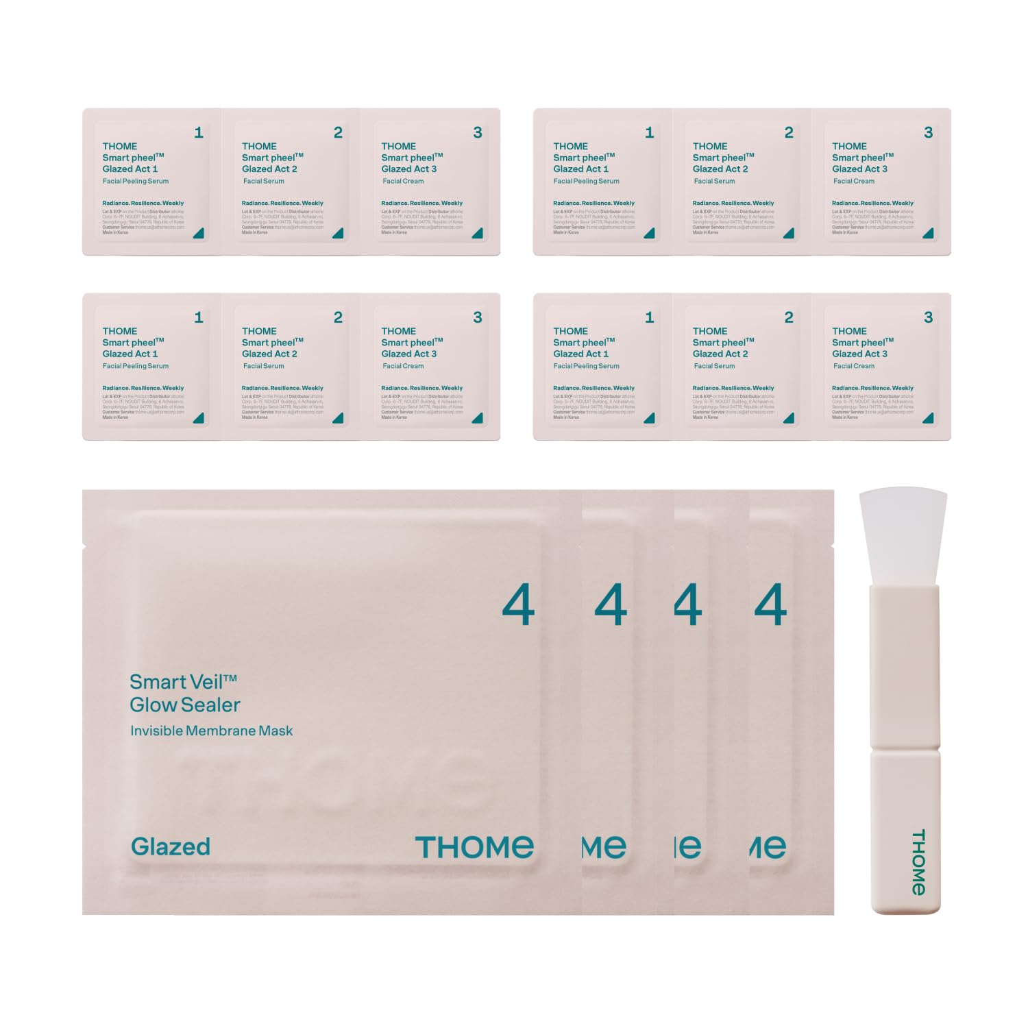 THOME G-Peel 4-Week Kit: Hydrating & Firming Korean Facial – Skin Cycling