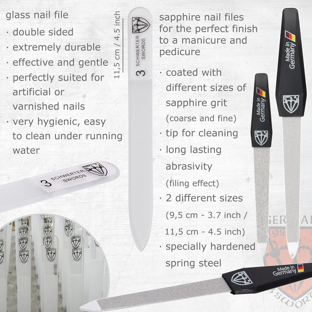 3 Swords Germany 16-Piece Manicure &amp; Pedicure Kit – Premium German Craft in Gift Box