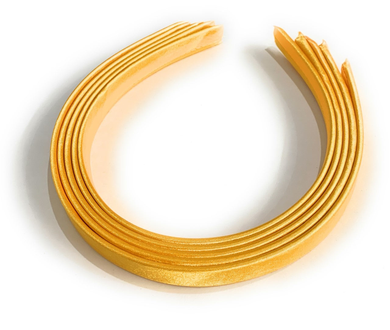 5 x 15mm Thick Plain Satin Headbands Pack School Girls Alice Hair Band DIY Headband Set UK