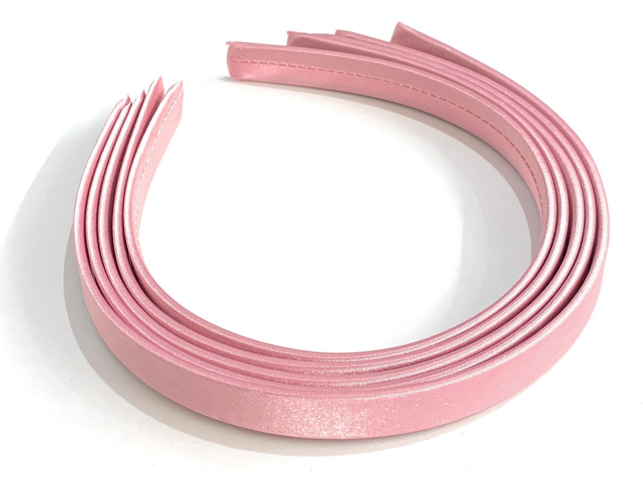 5 x 15mm Thick Plain Satin Headbands Pack School Girls Alice Hair Band DIY Headband Set UK