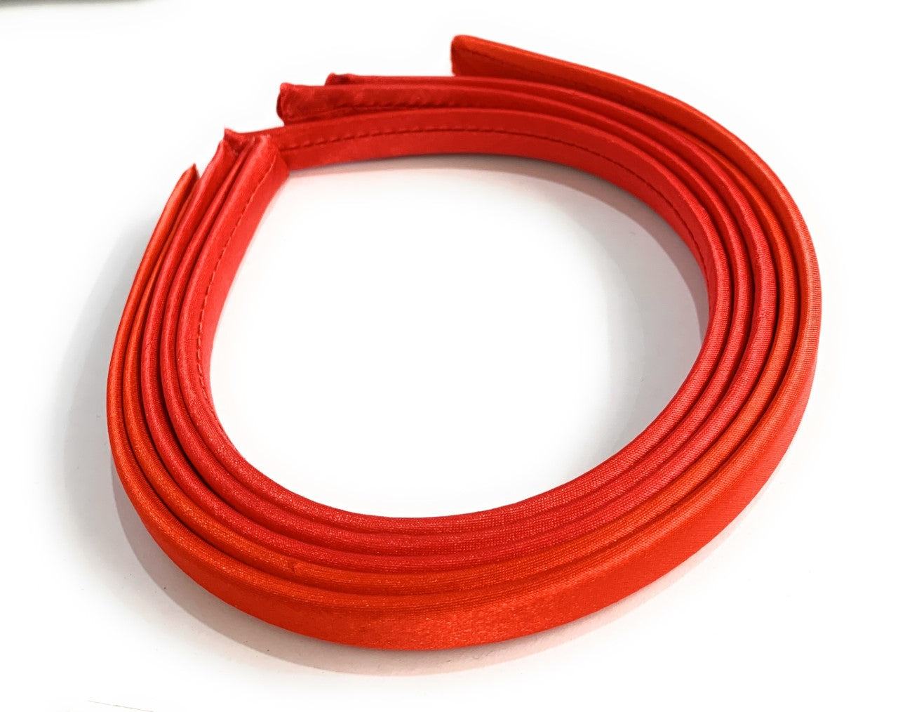 5 x 15mm Thick Plain Satin Headbands Pack School Girls Alice Hair Band DIY Headband Set UK