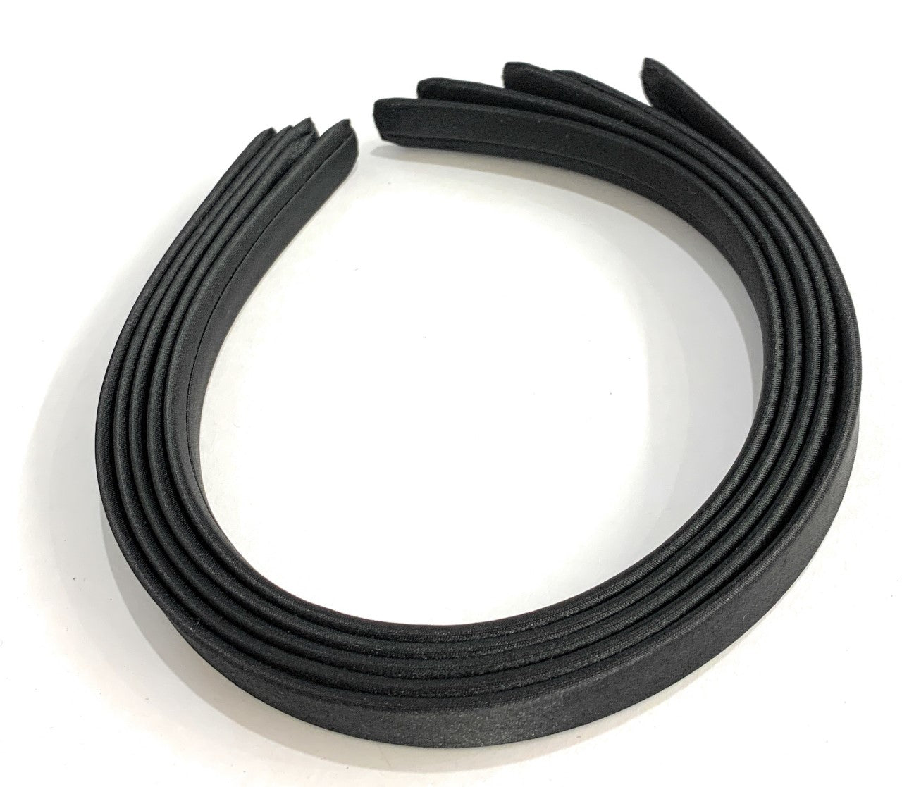 5 x 15mm Thick Plain Satin Headbands Pack School Girls Alice Hair Band DIY Headband Set UK