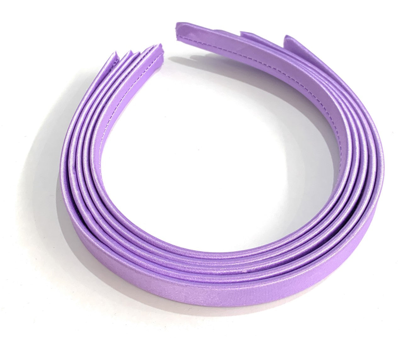 5 x 15mm Thick Plain Satin Headbands Pack School Girls Alice Hair Band DIY Headband Set UK