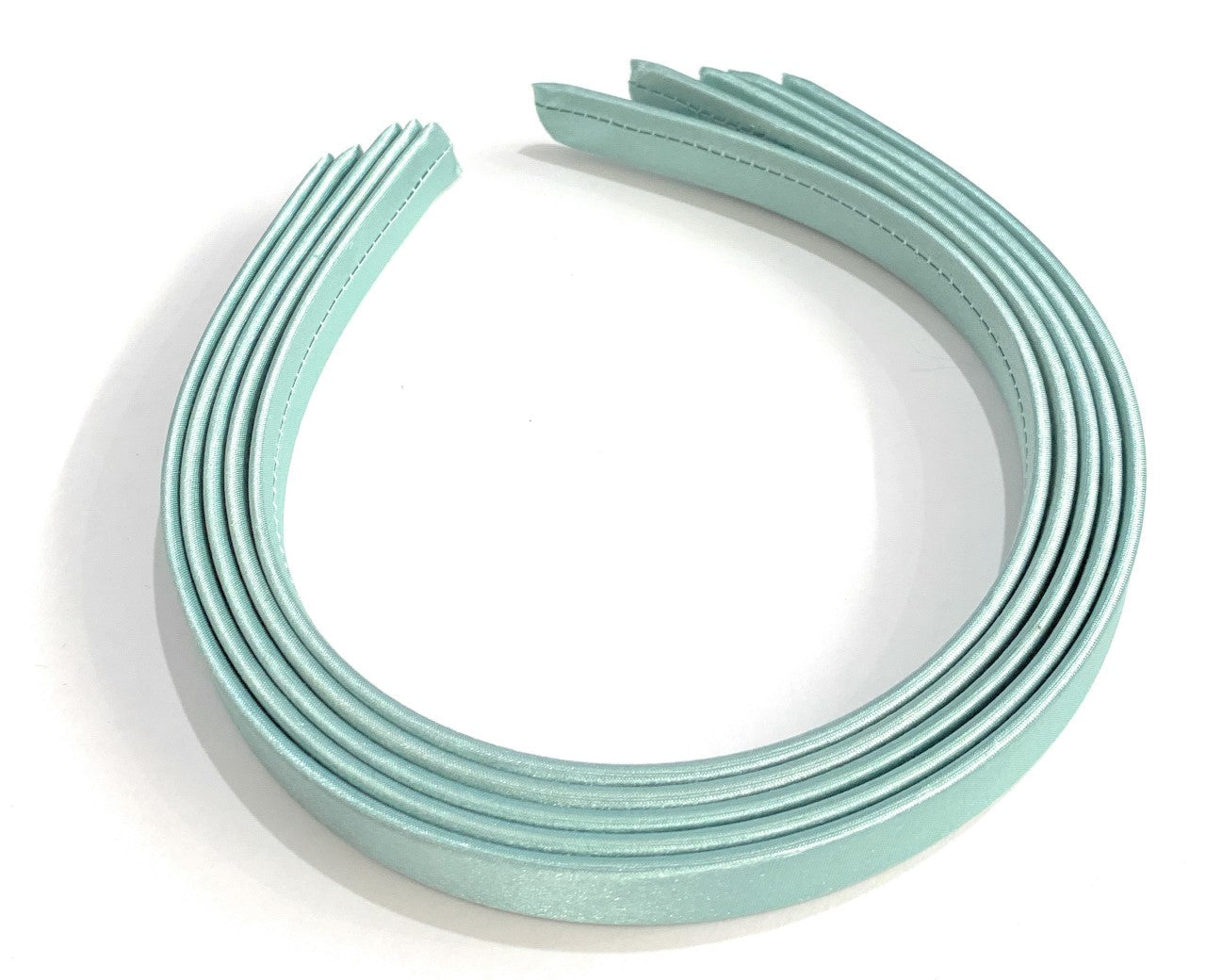 5 x 15mm Thick Plain Satin Headbands Pack School Girls Alice Hair Band DIY Headband Set UK