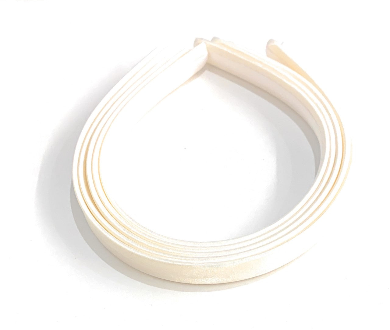 5 x 15mm Thick Plain Satin Headbands Pack School Girls Alice Hair Band DIY Headband Set UK