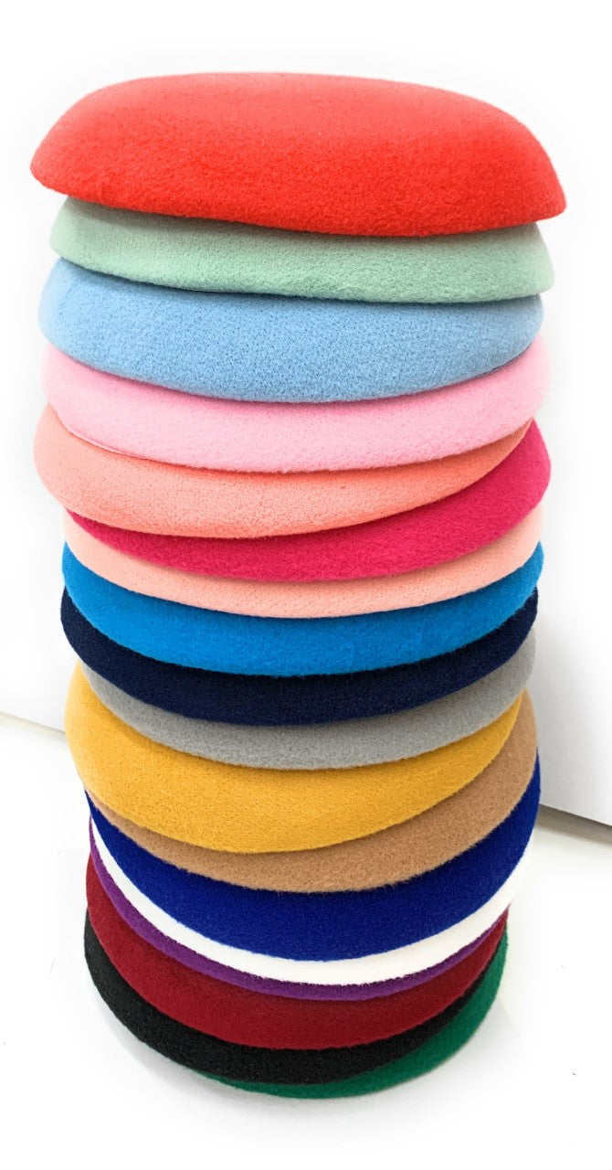 Quality Round Sinamay Felt Fascinator Base Pillbox Hat DIY Supplies Wholesale UK