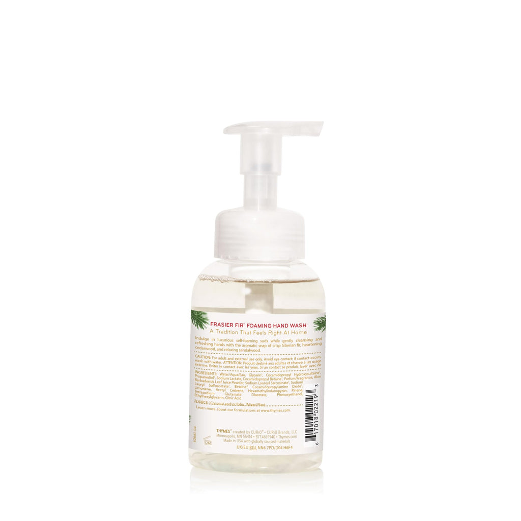 Thymes Foaming Hand Wash with Aloe & Glycerin – Frasier Fir Scent, 10.3 oz