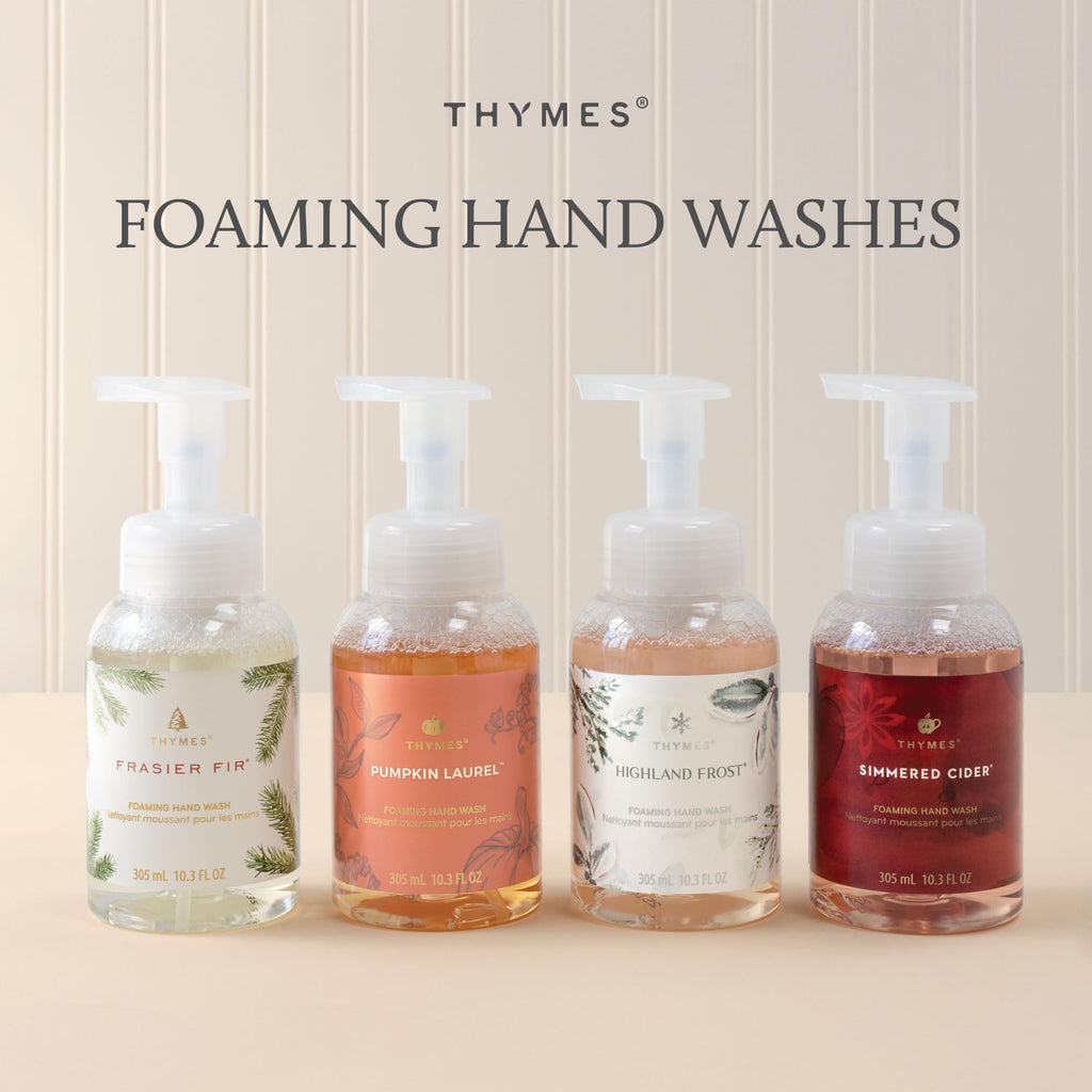 Thymes Foaming Hand Wash with Aloe & Glycerin – Frasier Fir Scent, 10.3 oz