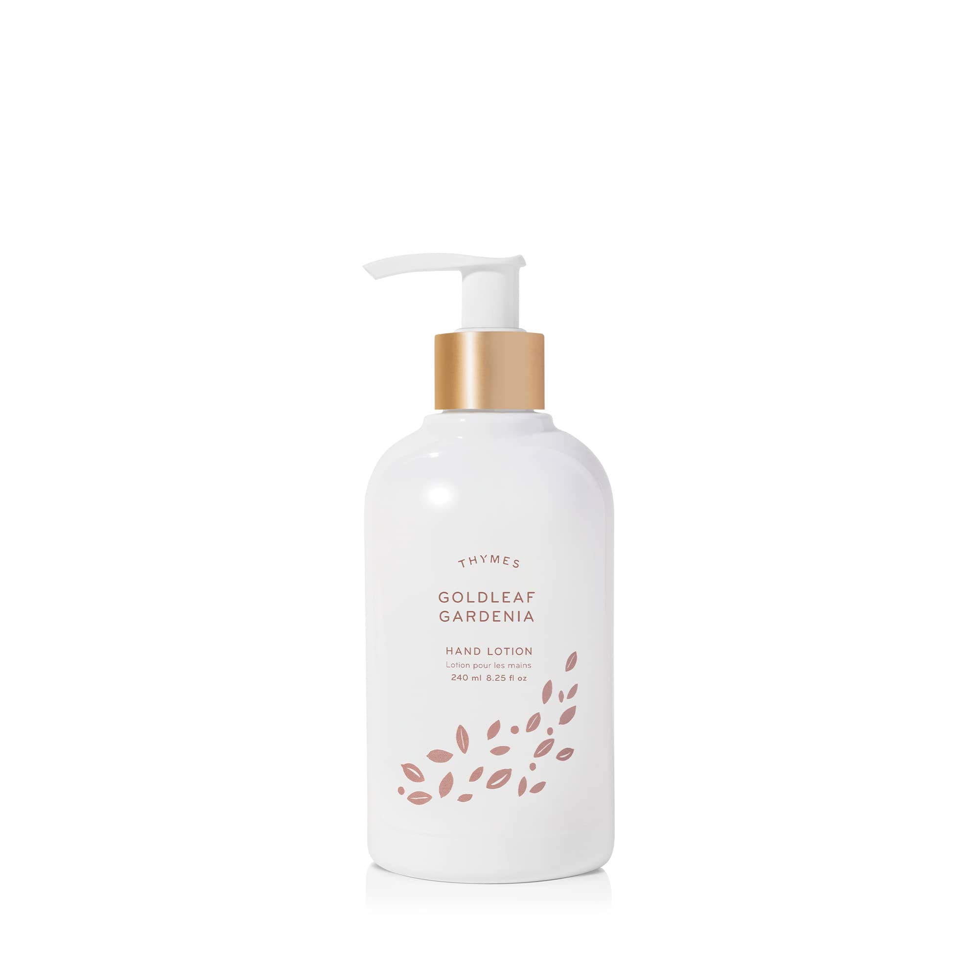 Thymes Hand Lotion Gold Pump – Goldleaf Gardenia, 8.25 Fl Oz