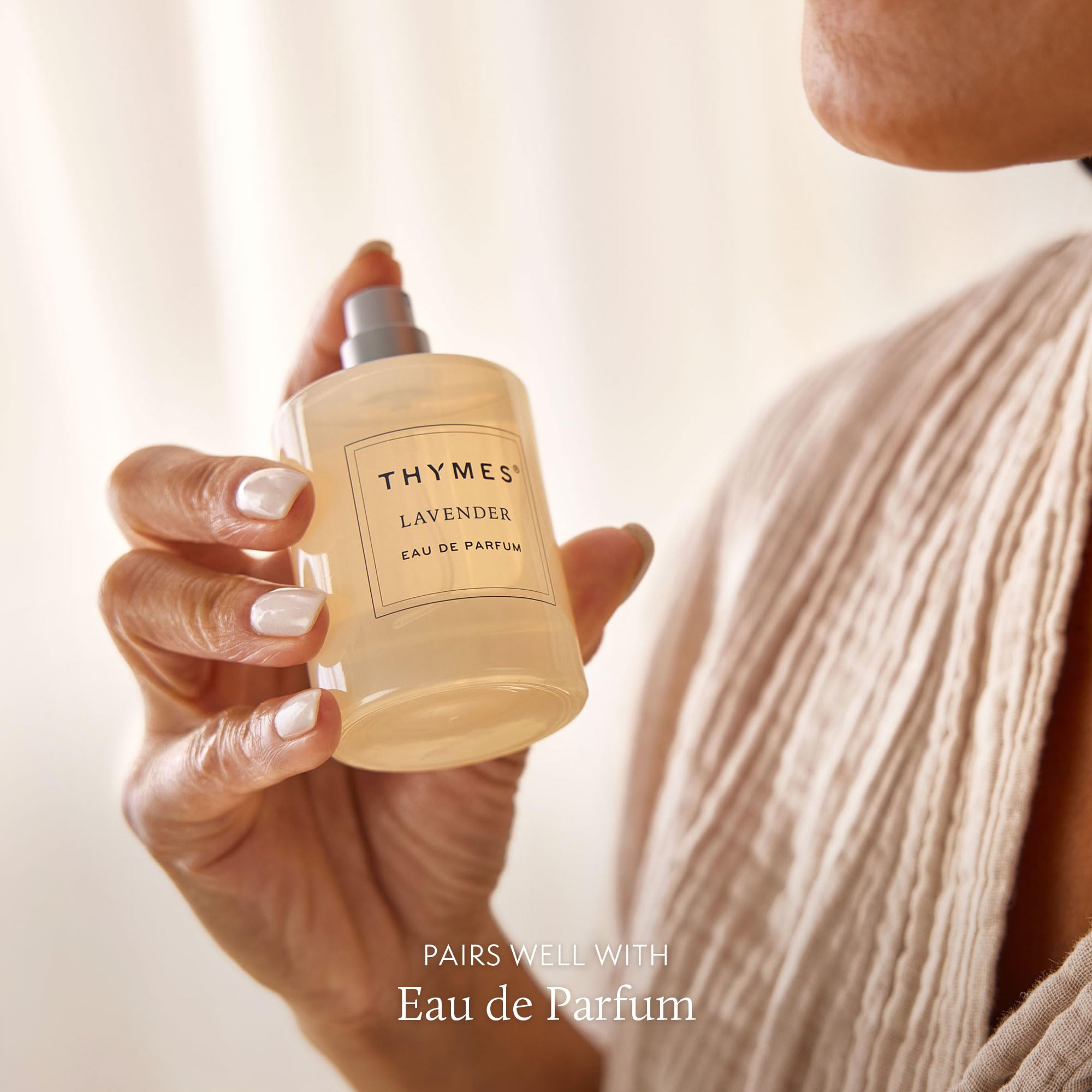 Thymes Restorative Hand Cream – Travel-Size Moisturizer with Lavender, Rosewood & Sage (1.9 fl oz)