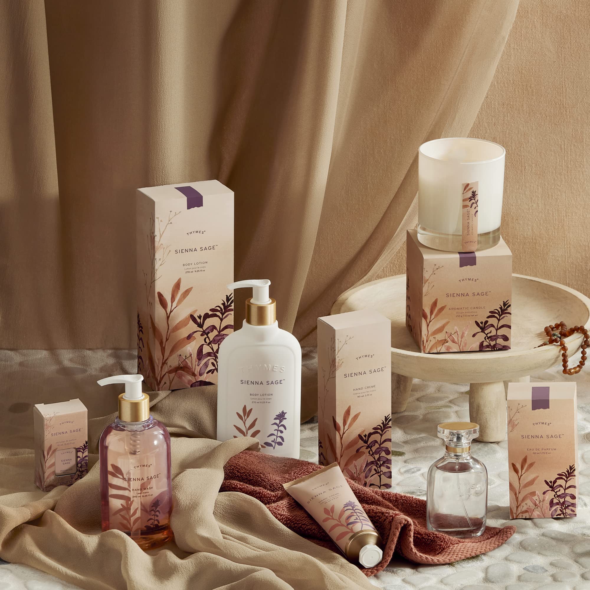 Thymes Sienna Sage Hand Cream – Nourishing Hand Moisturizer (3 oz)