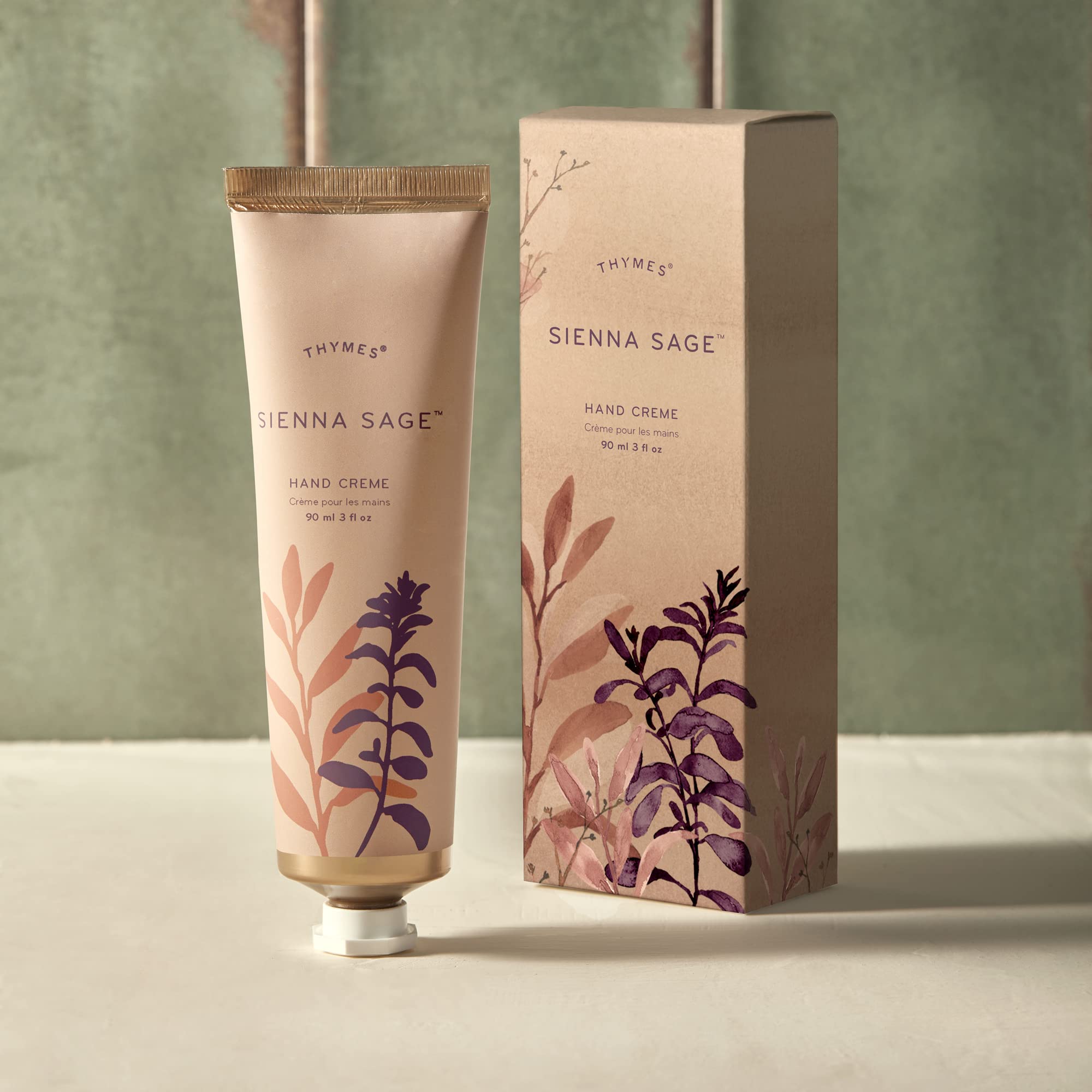Thymes Sienna Sage Hand Cream – Nourishing Hand Moisturizer (3 oz)