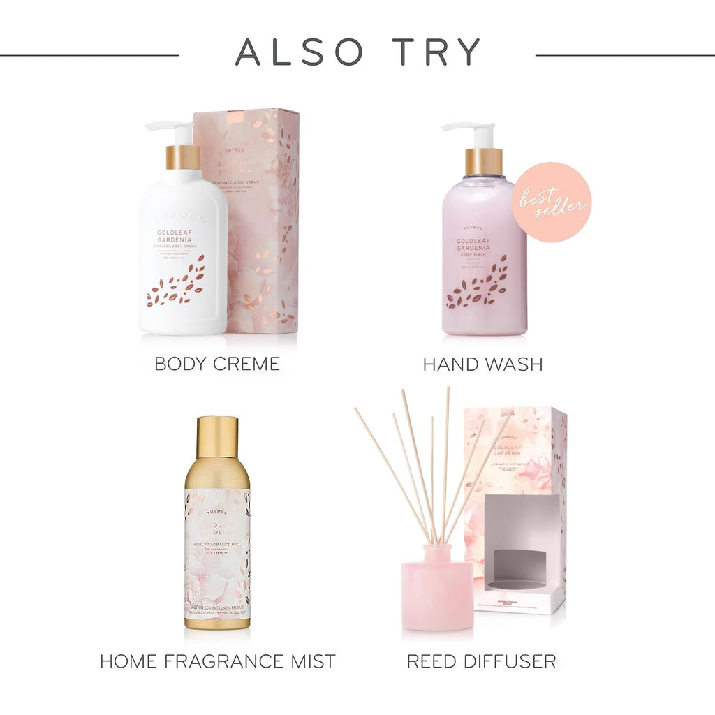 Thymes Hand Lotion Gold Pump – Goldleaf Gardenia, 8.25 Fl Oz