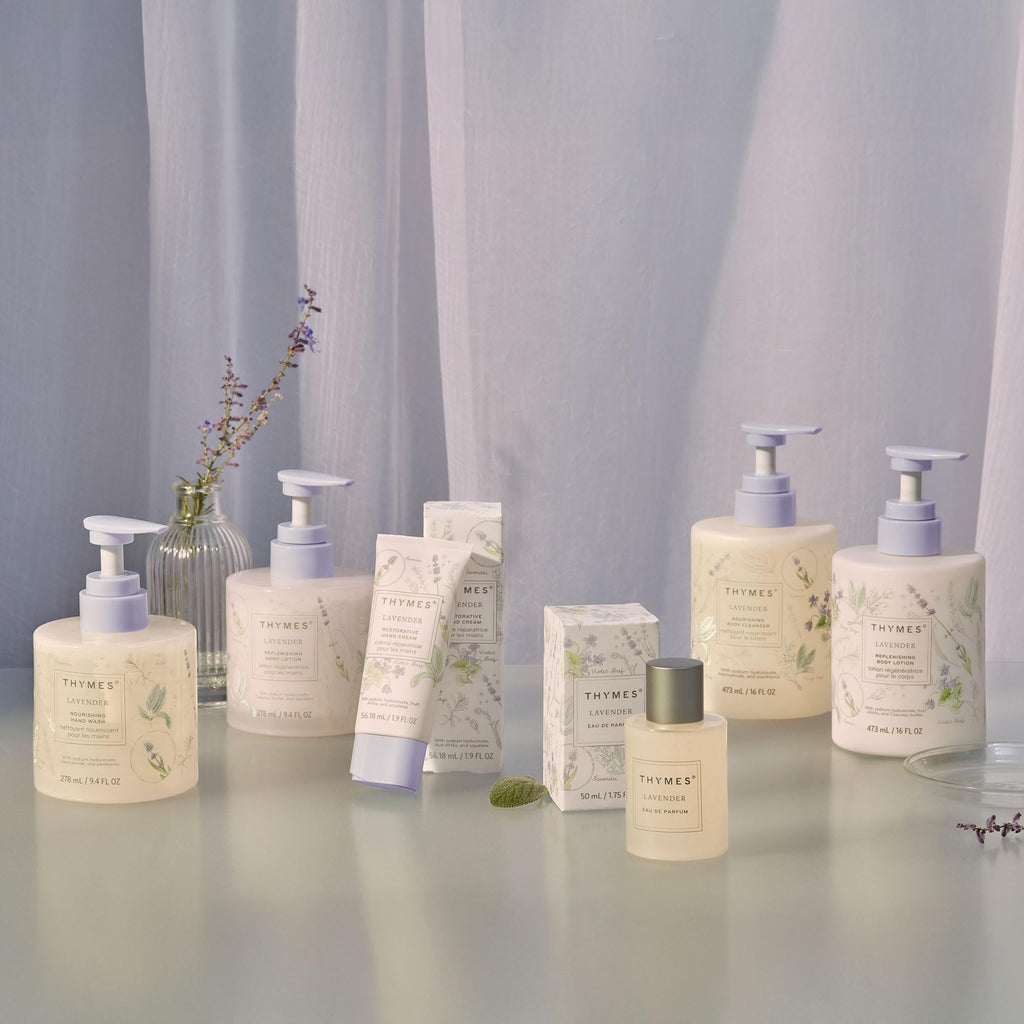 Thymes Large Replenishing Body Lotion – Lavender & Rosewood, 16 oz