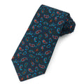 Paisley Ancient Madder Silk Tie In Navy