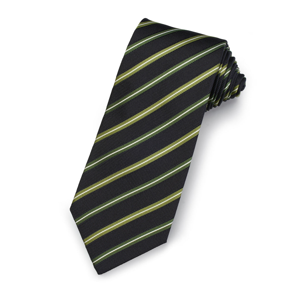 The Sandringham Silk Stripe Tie