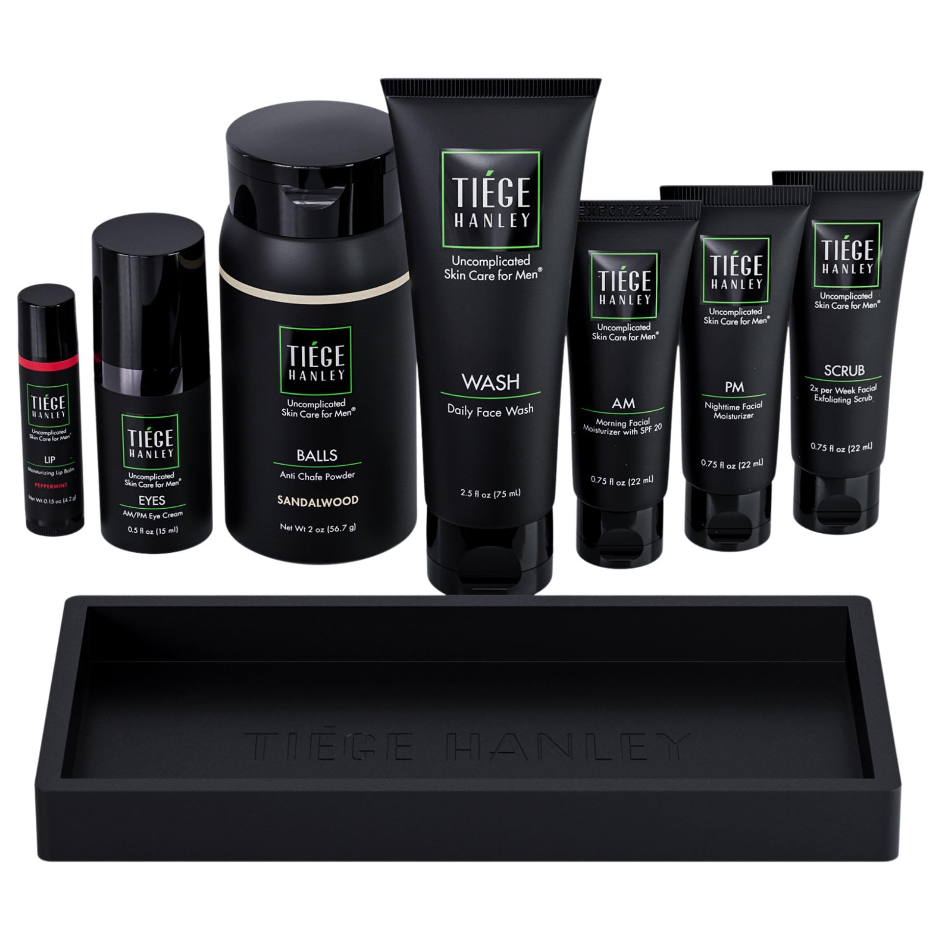 Tiege Hanley Gold Gift Box – 8-Piece Men’s Skincare Set