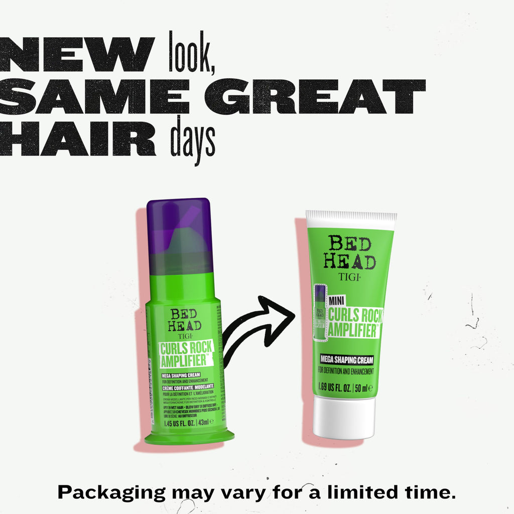 TIGI Bed Head Curls Rock Amplifier Travel Mini – Curl Shaping & Anti-Frizz for All Curl Types