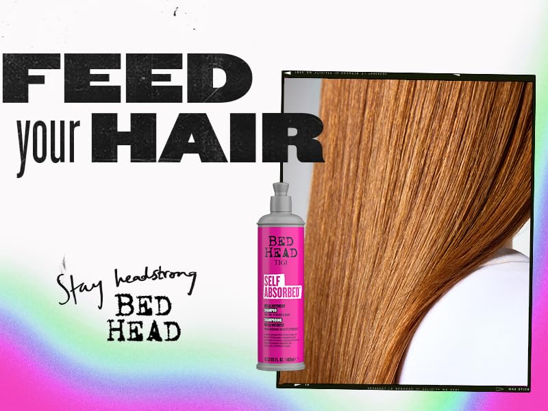 Bed Head by TIGI Self Absorbed Shampoo & Conditioner Set — Nourishing Dry Hair, Frizz Control (2 Pack)