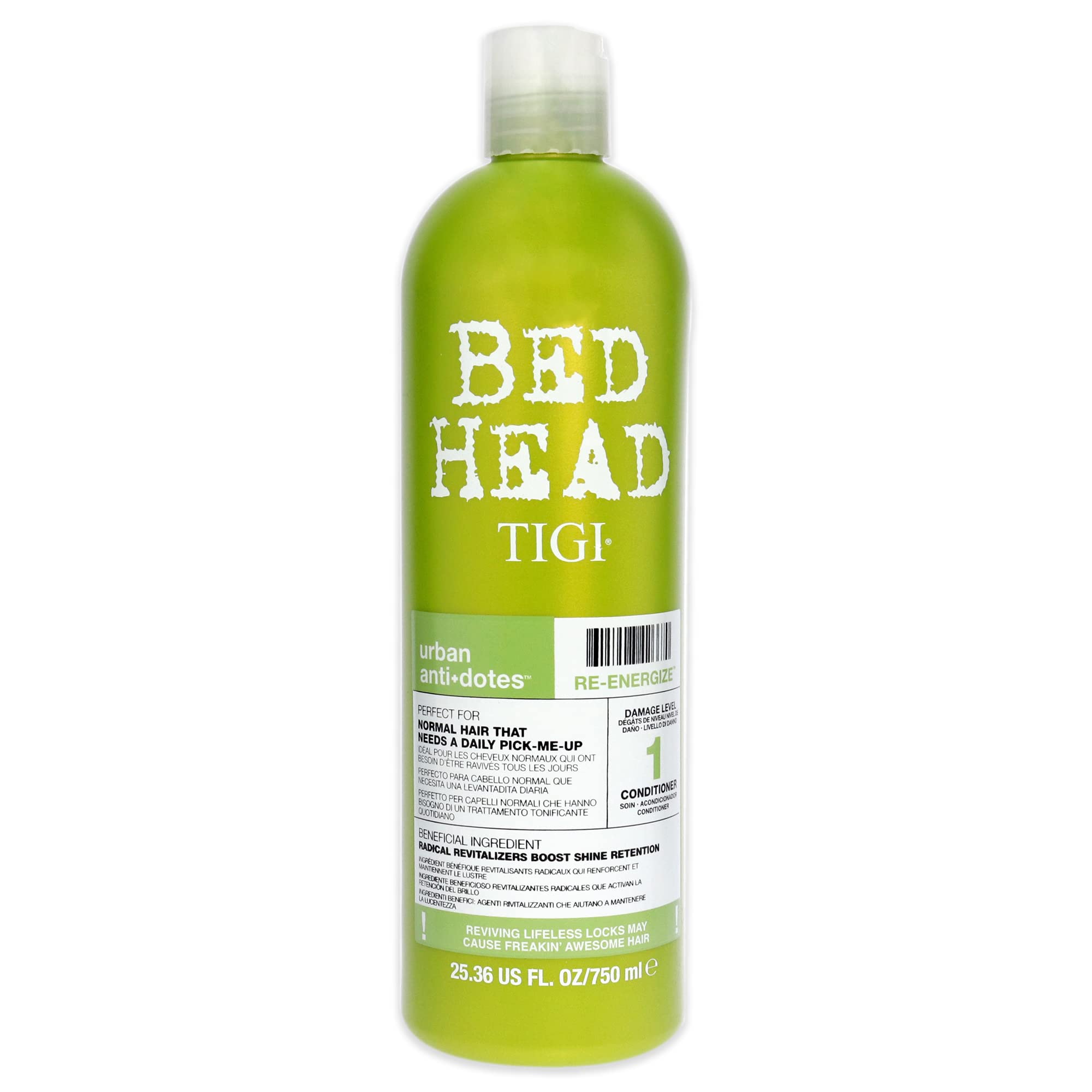 TIGI Bed Head Urban Antidotes Re-Energize Conditioner – 25.36 Fl Oz