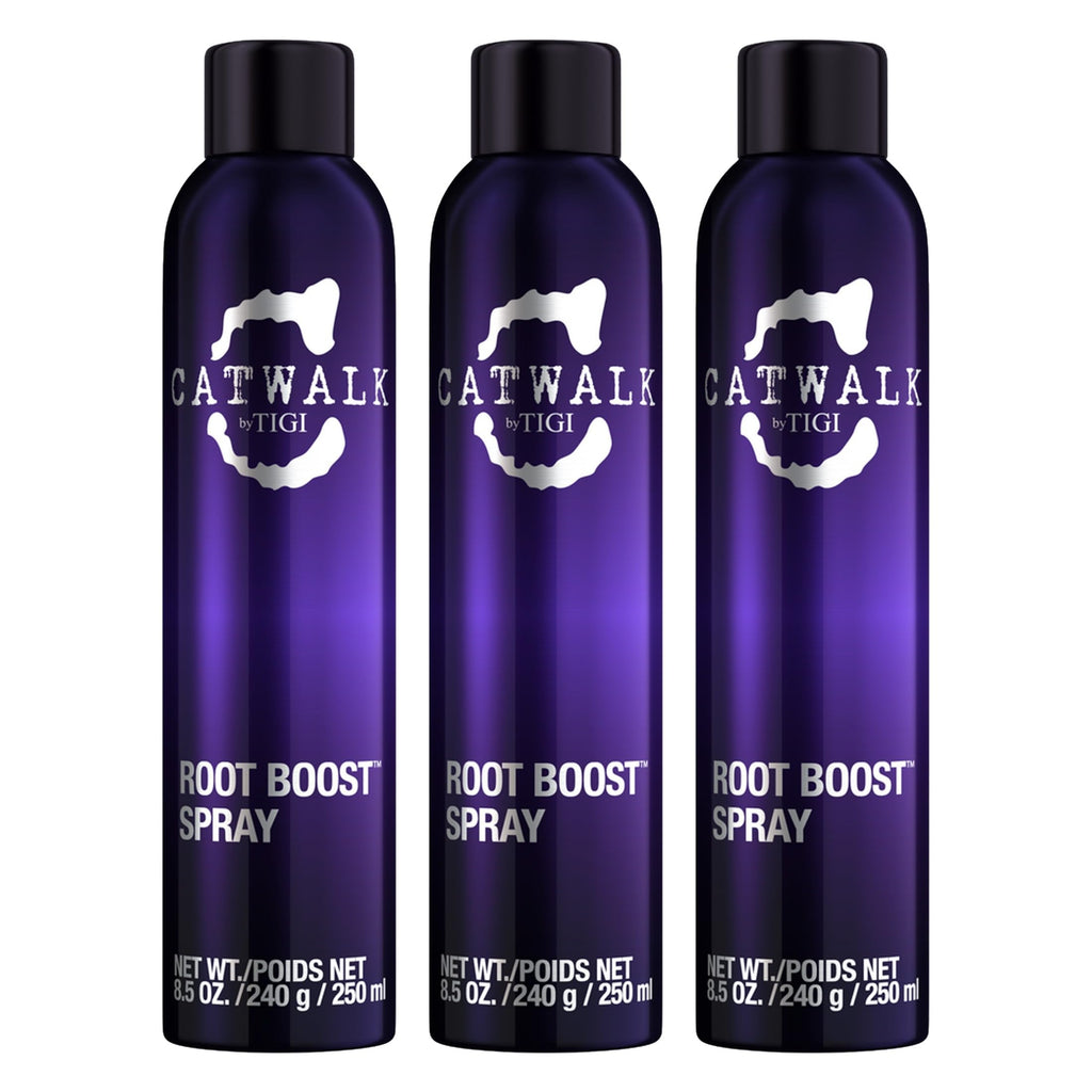 Catwalk by TIGI Root Boost Spray Foam – Directional Mousse for All Hair Types | Lift & Texture | 8.5 oz (3-Pack)