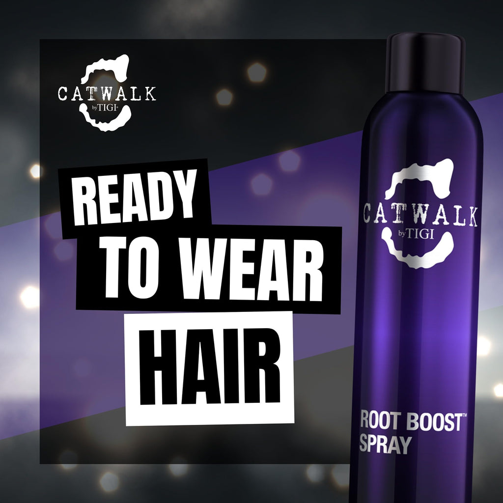 Catwalk by TIGI Root Boost Spray Foam – Directional Mousse for All Hair Types | Lift & Texture | 8.5 oz (3-Pack)