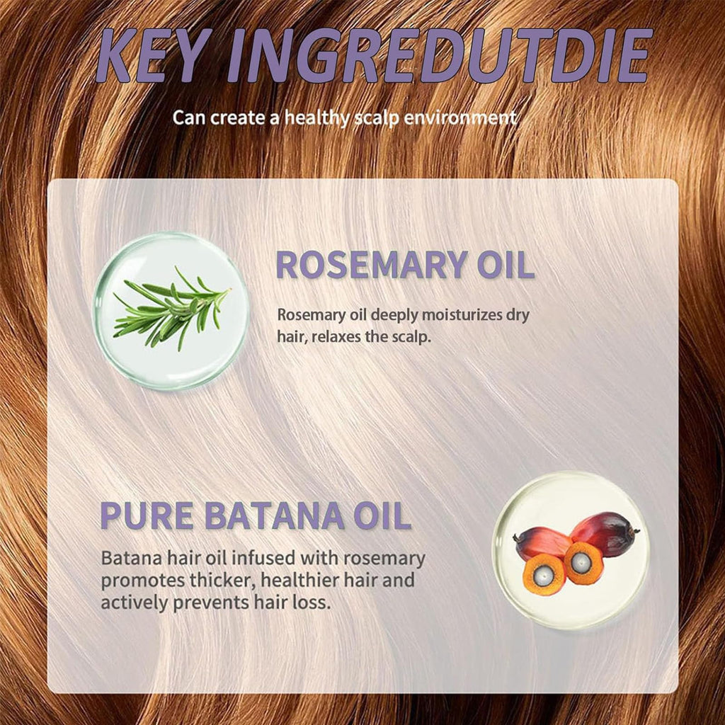Tiliraiy Batana Oil – Organic Honduran Hair Growth Oil Paste, 100% Pure Batana Oil for Thicker, Shiny Hair