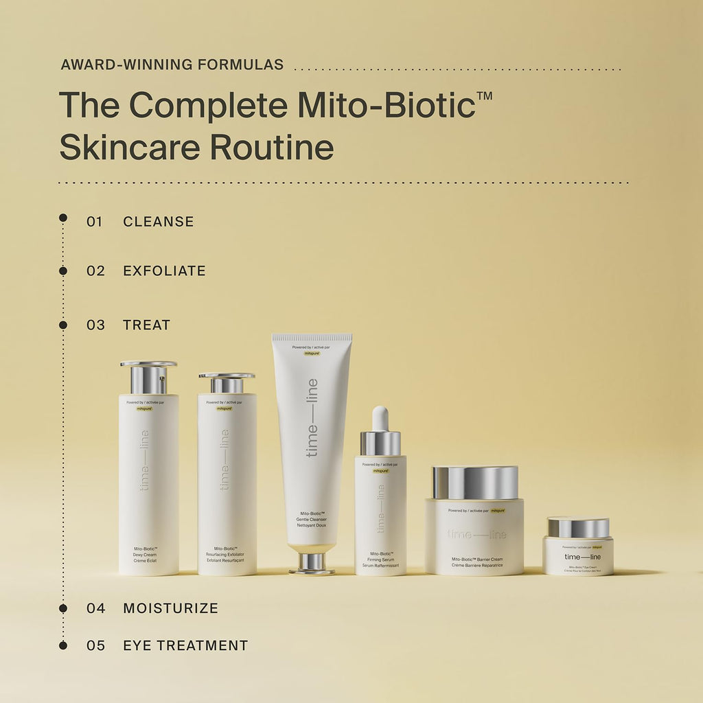 Timeline Mito-Biotic Gentle Cleanser with Ceramides – Non-Drying Makeup Remover for All Skin Types