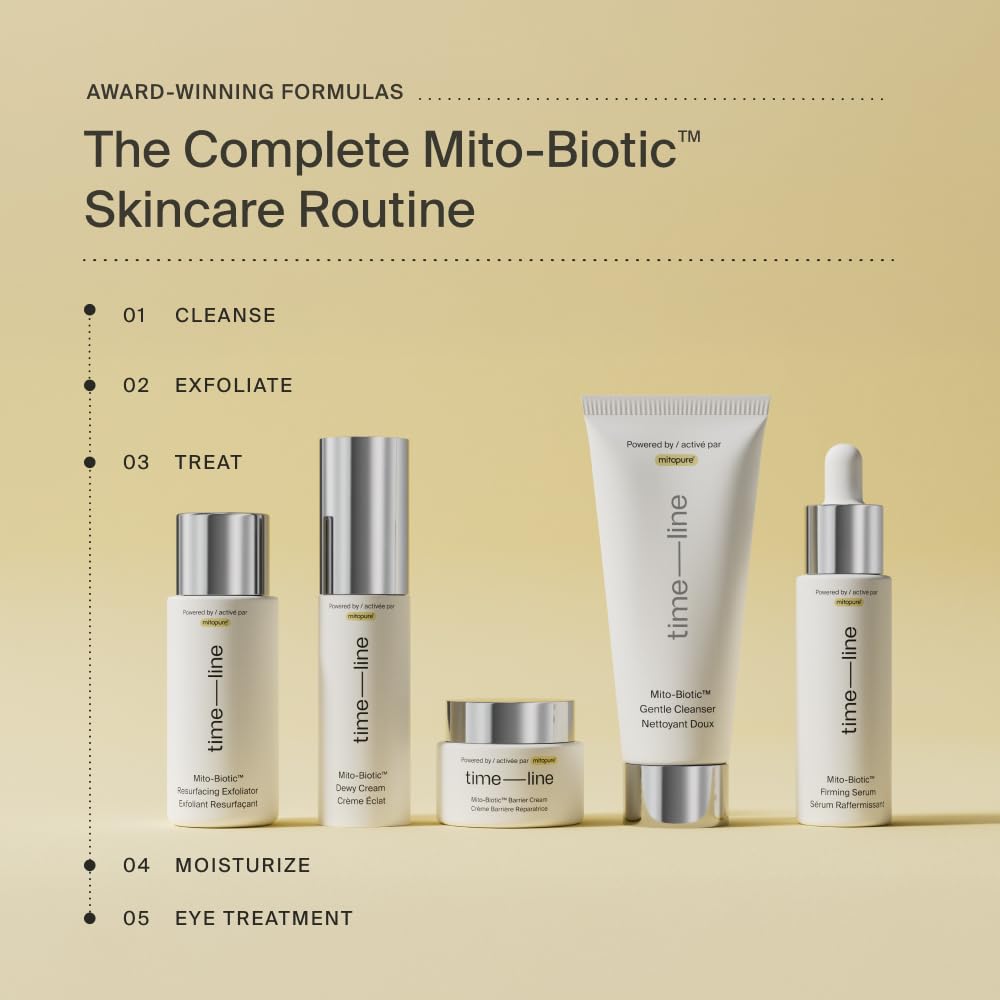 Timeline Mito-Biotic Travel Size Gentle Cleanser — Calming, Non-Drying, Ceramides