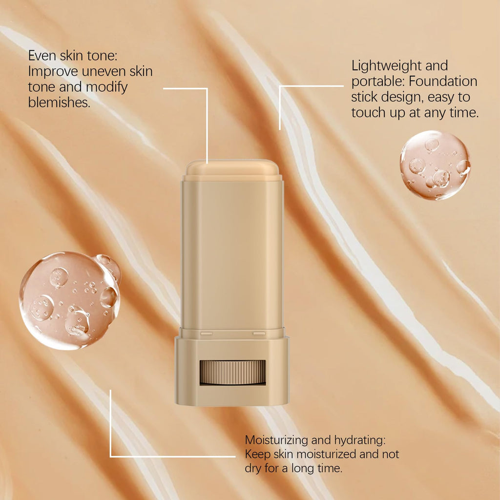 TIMLIFE 2 Pcs Foundation Stick Beauty Balm Serum – Hydrating Skin Tint (2025 New)
