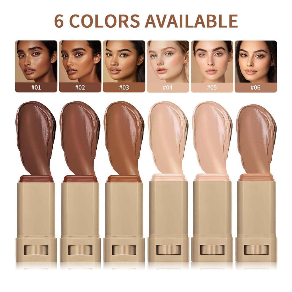 TIMLIFE 2 Pcs Foundation Stick Beauty Balm Serum – Hydrating Skin Tint (2025 New)