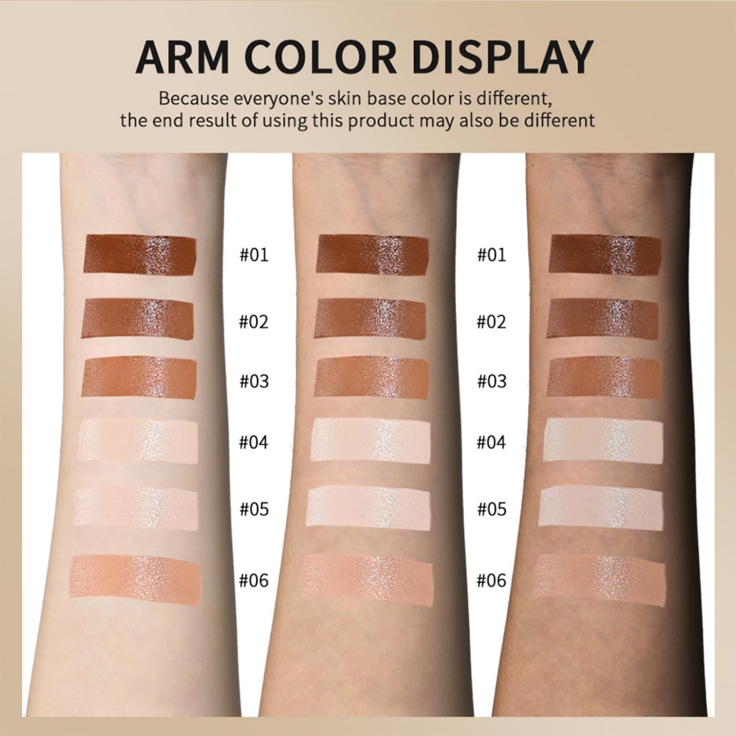 TIMLIFE 2-Piece Foundation Stick Beauty Balm Serum – Portable Skin Tint #01